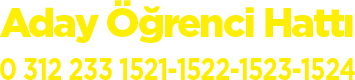 Aday Öğrenci Hattı